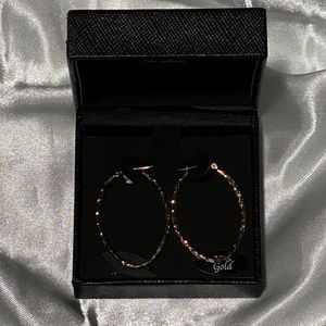 10K Solid Gold Hoop Earrings